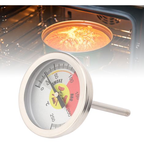 TS-BX63 Ofen-/Grill-/Barbecue-Thermometer, Messbereich 0–250 °C, 52 mm Edelstahlzifferblatt (1/5)