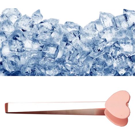 Mini pinces en silicone, pinces de service, pinces de cuisine, petites pinces pour enfants pour servir des aliments, cuisiner des amuse-gueules, des glaçons, des fruits, du sucre, rose en forme de cœu (1/5)