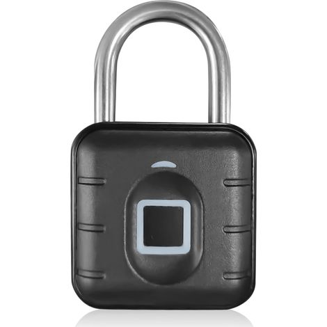 Applicable Cadenas à empreintes digitales résistants aux intempéries, verrouillage intelligent, chargement USB, multi-utilisateurs, sans clé Pour salle de gym, bagages