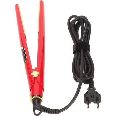 Lisseur à cheveux intelligent à température constante avec poignée ergonomique rouge (1/5)