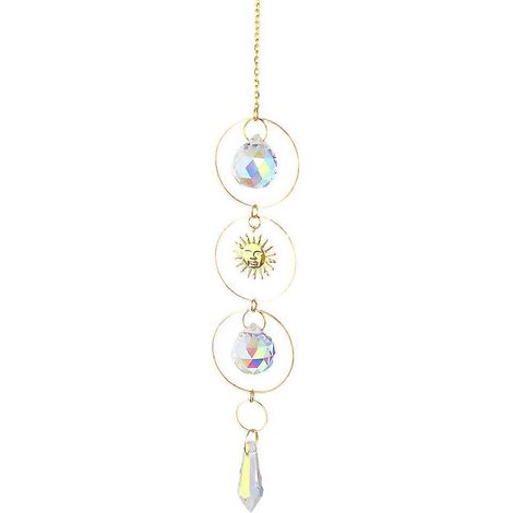 Attrape-soleil en cristal, pendentif, décoration intérieure et extérieure (1/4)