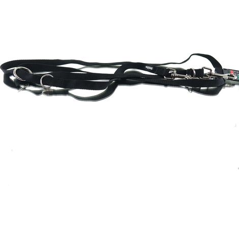 Nobby® Hunde Führleine Classic S Schwarz 200 cm - Nylon (1/2)