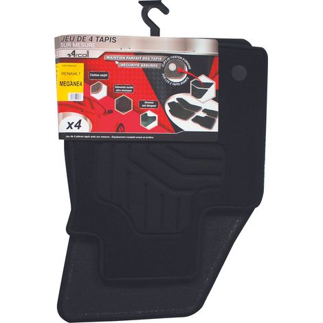 ARCOLL - 4 tapis Renault Mégane 4 à partir de 09/2015 - Ce produit de marque ARCOLL est neuf.