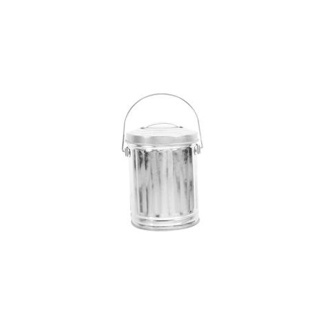 Petite Poubelle de Bureau Métal avec Couvercle Mini Corbeille Compacte et Pratique pour Maison Bureau et Cuisine