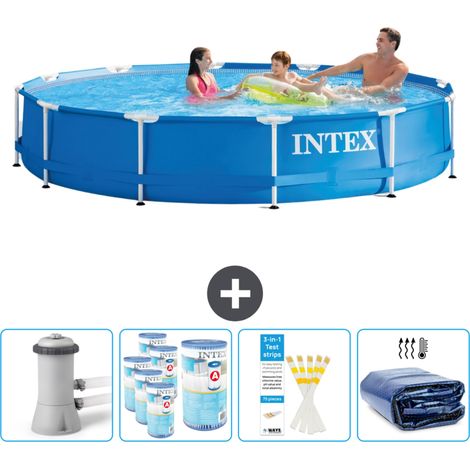 Frame Pool Rund - 366x76 cm - 5-teilig  SCB86 (1/4)