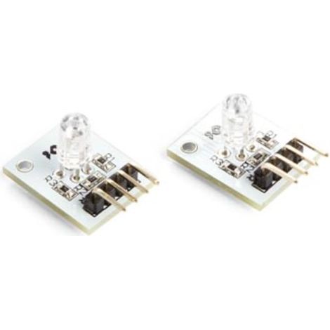 Whadda Modules LED RGB, avec connecteurs à 4 broches, 2 pièces (1/4)