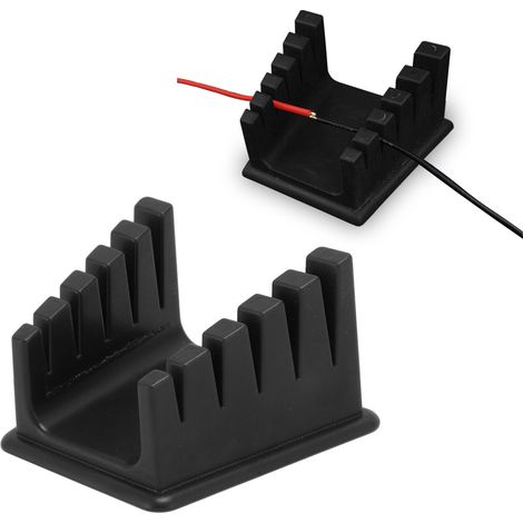 Fixation de Câbles pour Station de Soudure - Support Magnétique ABS Noir pour Fil Large/Fin - Clip Rétention Cable (65mm) (1/5)