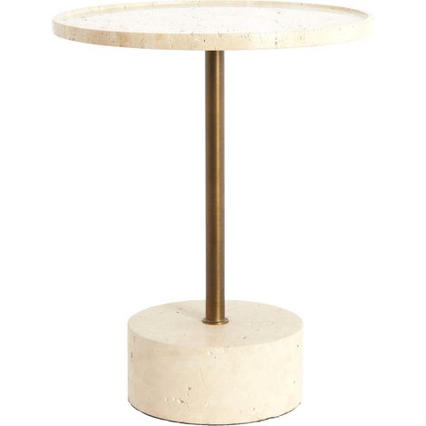 Light & Living Beistelltisch CIVITA aus Travertinstein