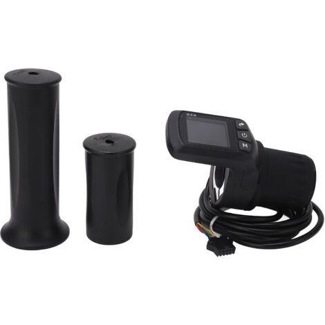 Kit compteur pour vélo électrique, panneau d'affichage LCD en ABS, demi-poignée et câble commun 5P, 24 V, 36 V, 48 V, 60 V (1/5)