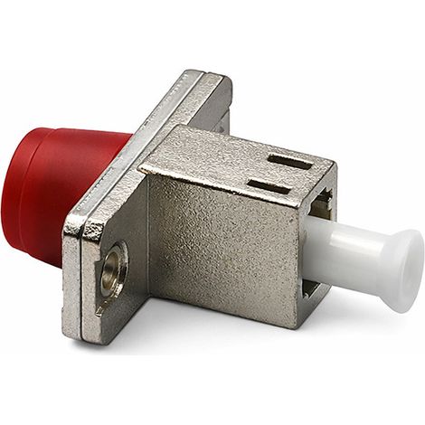 Adaptador híbrido Qoltec LC/UPC - FC/UPC  Simplex  Monomodo (1/4)