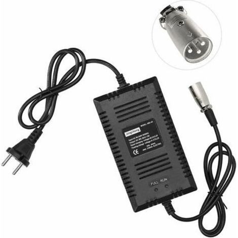 - Chargeur Intelligent Pour Velo Electrique Et Scooter, Tete 36V Xlr (Connecteur De Type A) (1/5)