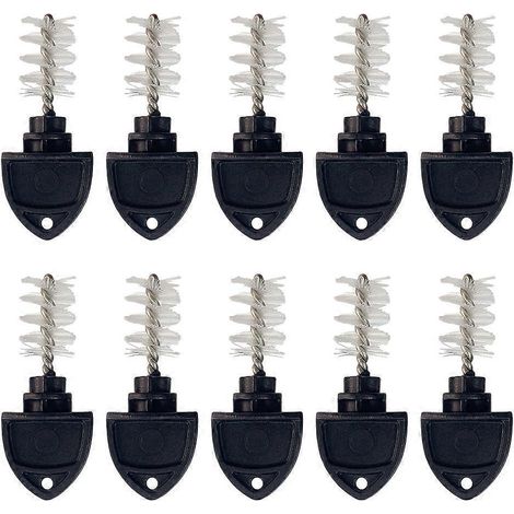 Lot de 10 brosses de nettoyage pour robinets à bière, brosses multi-usages-6X2.4CM-Black