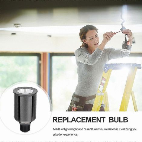 Spot LED domestique 9W GU10 COB douille pratique économie d'énergie blanc chaud éclairage encastré 96 x 48 x 48 cm gris (1/3)