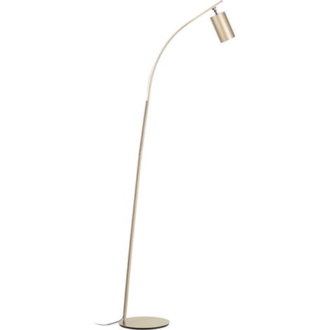 Piantana a LED H184 cm in metallo Oro con faretto orientabile MURGA (1/4)