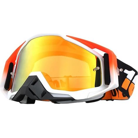 Lunettes de moto hors route pour l'extérieur, protection contre la poussière et les yeux pour l'équitation, lunettes de ski (1/2)