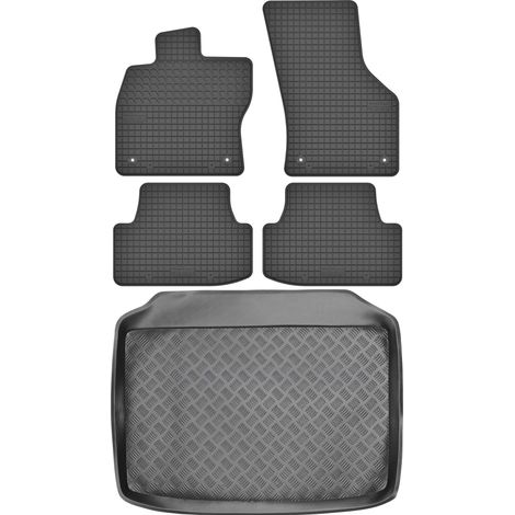 Set di tappetini in gomma per auto e tappetino per bagagliaio per Audi A3 III 8V Hatchback Sportback dal 2012 al 2020. (1/5)