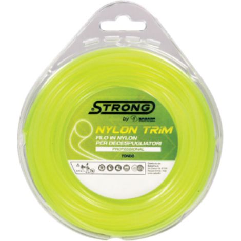 Filo per Decespugliatore in Nylon Strong Tondo 4,0mm x 35m