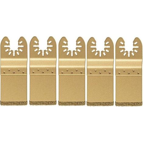 5-piece universal oscillating diamond blade/multitool blade set with quick-release attachment for cutting discs YMYNY (1/4)