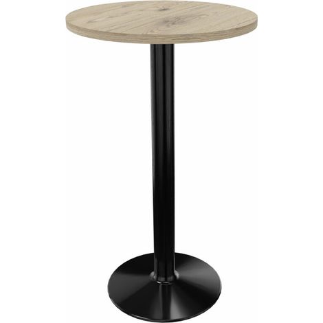 Table mange-debout ronde diamètre 60 cm Moka (1/5)