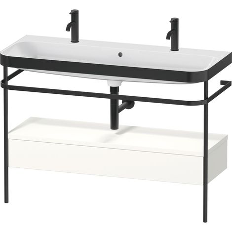 Set Duravit Happy D.2 Plus con consola metálica y cajón,