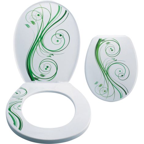 Motif de siège de toilette Jasmin en 3D (1/2)