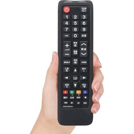 Couleur Bleu Housses de télécommande pour Samsung TV 00816A 00813A 00611A 0741A, étuis anti-poussière, respectueux de la peau (1/4)