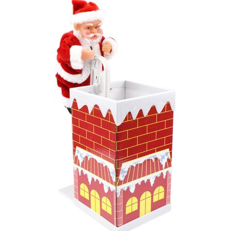 Reitender Hirsch – Musikalische Weihnachtsdekoration für den Schreibtisch – Elektrische Weihnachtspuppe für Kinderpartys, Wohnzimmer (1/5)