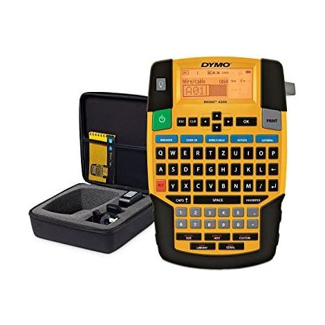 Dymo Rhino 4200 - Etikettierer, schwarz und gelb (1/5)