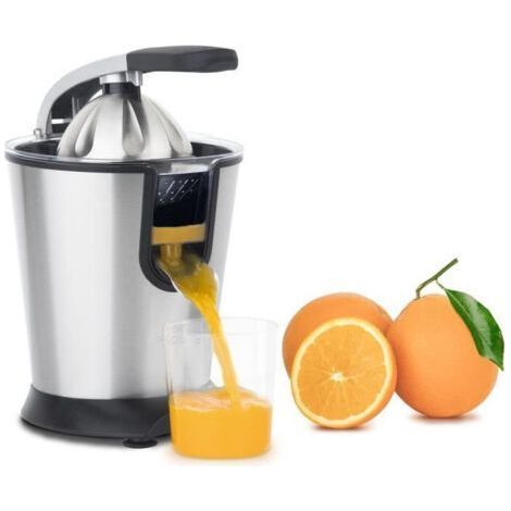 Presse-Fruits Manuel,Presse-Agrumes en Acier Inoxydable avec Levier,Pour Presse-Manuelle à Citrons et Oranges,Argent (1/5)
