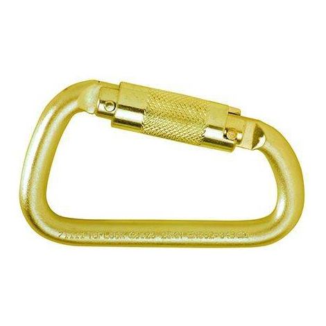 Moschettone in acciaio automatico a 1/4 di giro NILAK apertura 22 mm - EN362