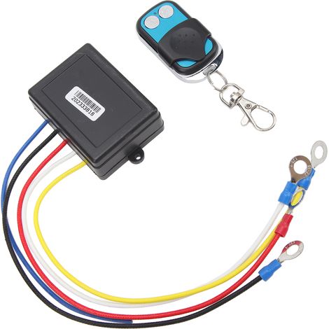 Télécommande sans fil pour treuil DC 12V 24V, portée 50 pieds, haute sensibilité, universelle pour voiture, quad, camion, SUV (1/5)