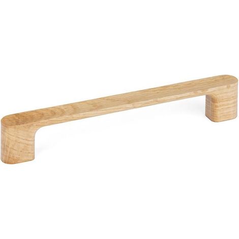 tirador de mueble. madera maciza. asa recta. varios colores - viefe acabado roble