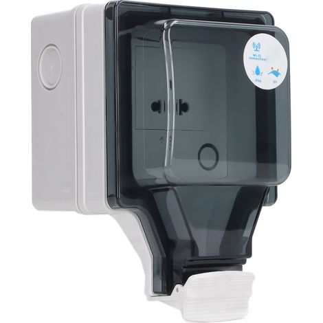 Prise extérieure étanche Wi-Fi IP66 avec minuterie pour terrasse et jardin, prise US 110-250 V 16 A 1 port (1/5)