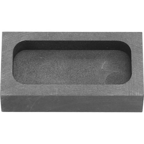 Lingotière en Graphite Rectangulaire Moule de Moulage Métal Creuset Fusion Affinage Or Argent Cuivre (1/5)