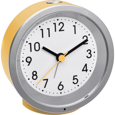 TFA Dostmann 60.1034.07 Quarz Wecker Sonnengelb Alarmzeiten 1 (1/2)