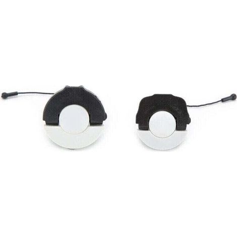Bouchon de réservoir carburant pour tronçonneuse 2 pièces compatible avec MS210 MS230 MS250 MS290 MS340 MS360 MS380 45, XU,4 cm³ Résistant vieillissement performances stables utili KZQ - KZQ