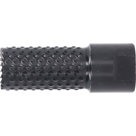 M10 Rotationsfräser-Raspelfeile, schwarz poliert, Holzschnitz-Lochbohrer für Winkelschleifer, 20 mm / 0,8 Zoll (1/5)
