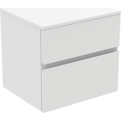 Ideal Standard Finesse - Mueble de lavabo, 60x51x56 cm, 2 cajones, blanco mate E3433Y1 (1/3)