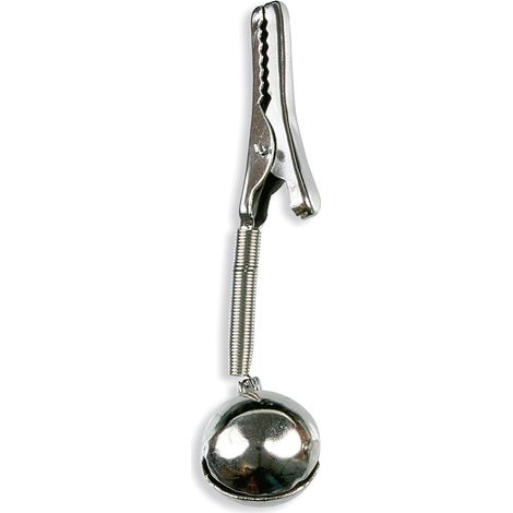 Sacchetto di 2 campanelli in ottone nichelato