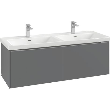 Villeroy & Boch Subway 3.0 armoire sous lavabo, 2 tiroirs, (1/2)