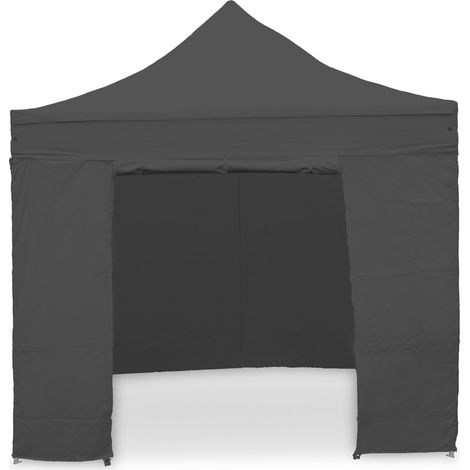 Mur porte gris 4 m pour tente pliante (1/5)