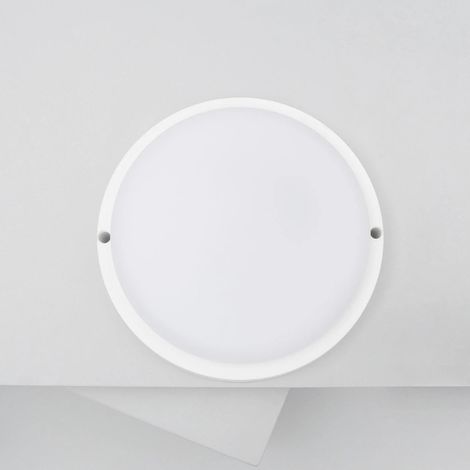 Plafonnier LED Extérieur Rond 25W Blanc IP65 Ø175 mm - Blanc Chaud - SILUMEN (1/5)
