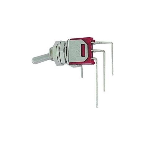 Inverseur 90° subminiature vertical unipolaire on-on