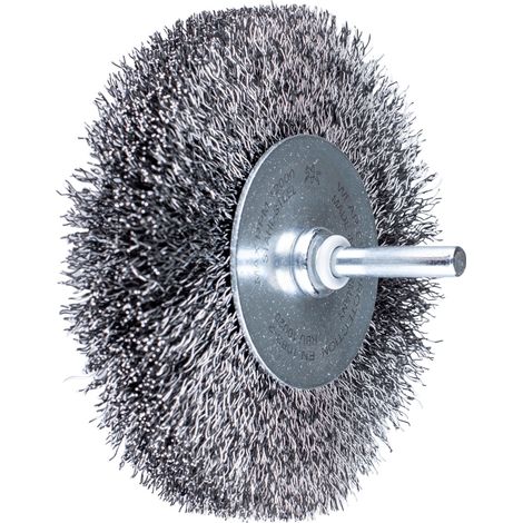PFERD Rundbürste ungezopft RBU Ø100x20mm Schaft-Ø6 mm Stahl-Draht-Ø0,30 (1/5)