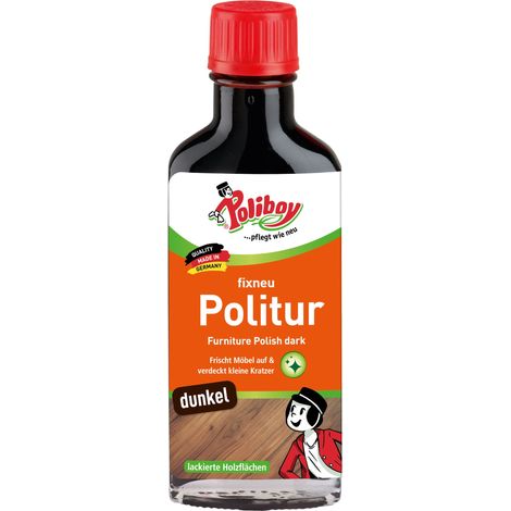 Poliboy Fixneu Politur 100 ml dunkel Holzreiniger & Pflege (1/5)