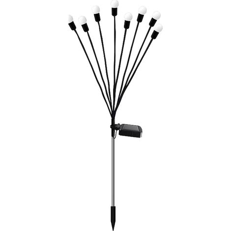 Solar-Glühwürmchen-Lichter für den Außenbereich, 1 Stück, 10 LED-Solar-Glühwürmchen-Lichter für den Außenbereich, Solar-Gartenlichter, Glühwürmchen, wasserdichtes Solarlicht