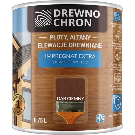 Imprégnation filmogène Drewnochron CHÊNE foncé 0,75L - 5IMDR.DĄC0.7