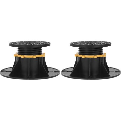 Lot de 2 Pieds de Support pour Cadre de Lit – Hauteur Réglable 70-110 mm – Latte Centrale Robuste – Charge 295 kg – Sans Vis – Pour Lit, Canapé, Table, Armoire (1/5)