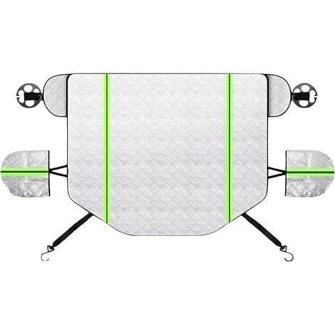 Couverture de Pare-Brise de Voiture Couverture de Protection de Pare-Brise d'hiver pour imperméable, Anti-buée, Anti-Gel, Anti-poussière, résistant au Soleil et à la Chaleur, Anti-Neige et Anti-Froid (1/5)