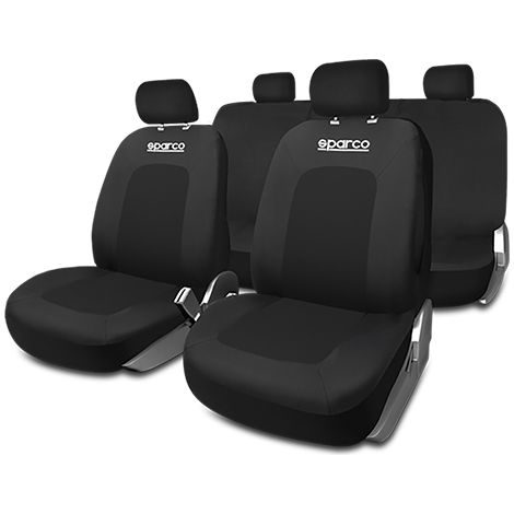 Juego de fundas para asientos de coche - Negro